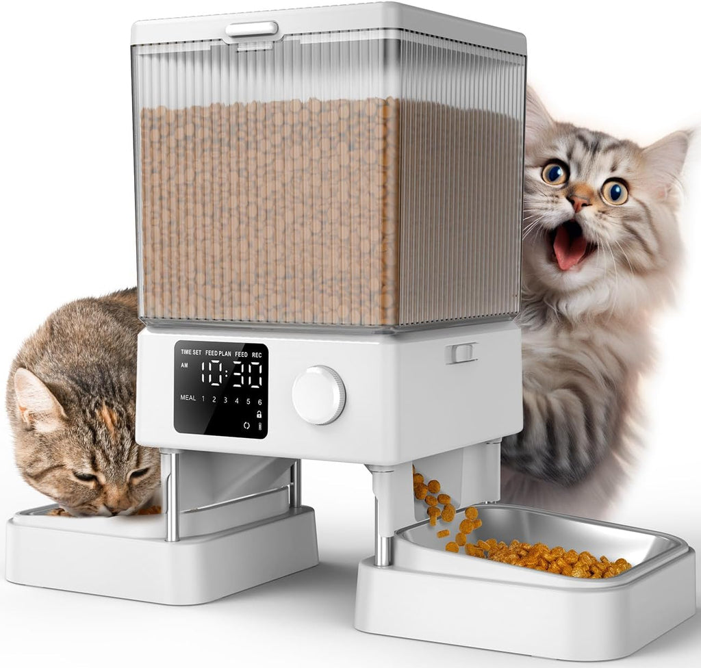 Automatic Cat Food Dispenser For Multiple Cats, With APP